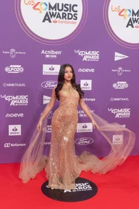 Photocall of Los40 Music Awards Santander 2025 in Valencia Singer Emilia during the photocall prior to the Los40 Music Awards Santander 2025, at the Roig Arena, on November 7, 2025, in Valencia, Comunidad Valenciana Spain This edition marks the 20th anniversary of the awards, considered one of the most important music events in Spain and internationally 07 NOVEMBER 2025 MUSIC FAMOUS SINGERS LOS 40 POSED PHOTOCALL Valencia Comunidad Valenciana Valencia Comunidad Valenciana Spain  Copyright: xJorgexGilx 7085008