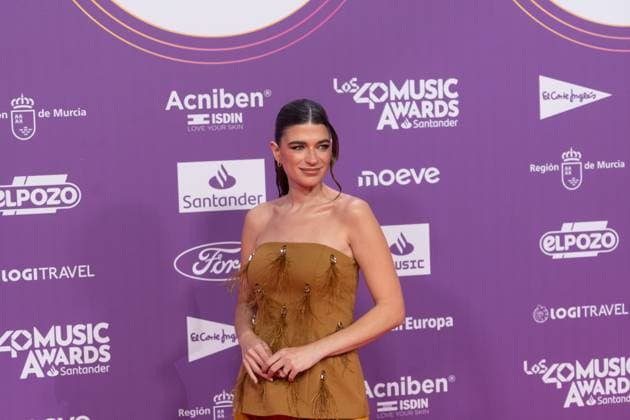 Photocall of Los40 Music Awards Santander 2025 in Valencia Raquel Martínez during the photocall prior to the Los40 Music Awards Santander 2025, at the Roig Arena, on November 7, 2025, in Valencia, Comunidad Valenciana Spain This edition marks the 20th anniversary of the awards, considered one of the most important music events in Spain and internationally 07 NOVEMBER 2025 MUSIC FAMOUS SINGERS LOS 40 POSED PHOTOCALL Valencia Comunidad Valenciana Valencia Comunidad Valenciana Spain  Copyright: xJorgexGilx 7085047