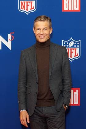 Empfang - BILD NFL TOUCHDOWN BERLIN - Frank Briegmann beim BILD TOUCHDOWN BERLIN National Football League - Empfang, anlässlich des ersten regulären Saisonspiels der NFL Teams Indianapolis Colts vs. Atlanta Falcons am 07.11.2025 im Axel-Springer-Hochhaus in Berlin. Copyright: xEventpressxKochanx