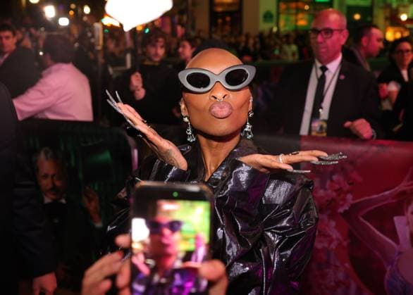 Entertainment Bilder des Tages Premiere of the film movie Wicked in Paris Cynthia Erivo Premiere of the film movie Wicked in Paris 450475 2025 11 07 inconnu  Copyright: xJasminexAissaouix xStarfacex STAR_450475_003