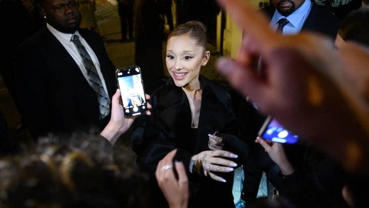 RECORD DATE NOT STATED Ariana Grande at premiere of The Wicked - Paris Ariana Grande arrives at the private premiere of the film The Wicked held in Paris, France on November 7, 2025. Photo by Florian Poitout ABACAPRESS.COM Paris France  Copyright: xPoitoutxFlorian ABACAx