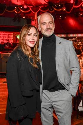 abb Palazzo- Simone Thomalla und Rene M zu Gast bei der Gala Premiere von Kolja Kleeberg und Hans-Peter Wodarz 17. Dinner Show Unikate im PALAZZO-Spiegelpalast am 07.11.2025 in Berlin Berlin Deutschland