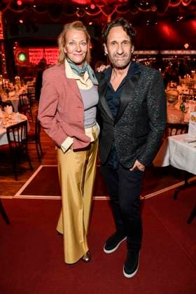 abb Palazzo- Karen Böhne Boehne und Falk-Willy Wild zu Gast bei der Gala Premiere von Kolja Kleeberg und Hans-Peter Wodarz 17. Dinner Show Unikate im PALAZZO-Spiegelpalast am 07.11.2025 in Berlin Berlin Deutschland