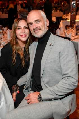 abb Palazzo- Simone Thomalla und Rene M zu Gast bei der Gala Premiere von Kolja Kleeberg und Hans-Peter Wodarz 17. Dinner Show Unikate im PALAZZO-Spiegelpalast am 07.11.2025 in Berlin Berlin Deutschland