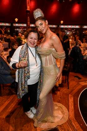 abb Palazzo- Franziska Traub und Micaela Schäfer Scharfer zu Gast bei der Gala Premiere von Kolja Kleeberg und Hans-Peter Wodarz 17. Dinner Show Unikate im PALAZZO-Spiegelpalast am 07.11.2025 in Berlin Berlin Deutschland