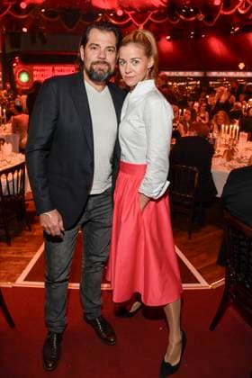abb Palazzo- Daniel Fehlow und Jessica Ginkel zu Gast bei der Gala Premiere von Kolja Kleeberg und Hans-Peter Wodarz 17. Dinner Show Unikate im PALAZZO-Spiegelpalast am 07.11.2025 in Berlin Berlin Deutschland