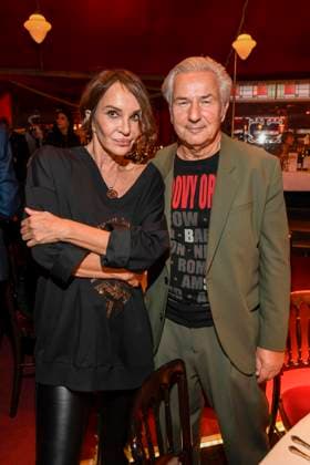 abb Palazzo- Anouschka Renzi und Klaus Wowereit zu Gast bei der Gala Premiere von Kolja Kleeberg und Hans-Peter Wodarz 17. Dinner Show Unikate im PALAZZO-Spiegelpalast am 07.11.2025 in Berlin Berlin Deutschland