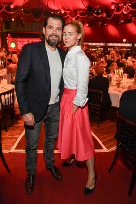 abb Palazzo- Daniel Fehlow und Jessica Ginkel zu Gast bei der Gala Premiere von Kolja Kleeberg und Hans-Peter Wodarz 17. Dinner Show Unikate im PALAZZO-Spiegelpalast am 07.11.2025 in Berlin Berlin Deutschland