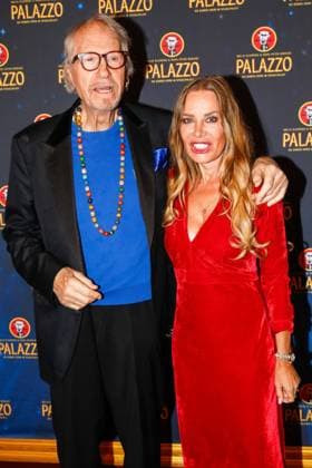 Gala-Premiere 2025 der Palazzo Dinner Show im Spiegelpalast in Berlin Berlin, 7.11.2025 Xenia Seeberg und Reiner Schoene bei der Gala-Premiere 2025 der Palazzo Dinner Show im Spiegelpalast in Berlin Berlin Copyright: xMatthiasxGränzdörferx
