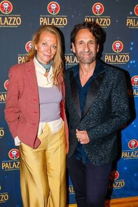 Gala-Premiere 2025 der Palazzo Dinner Show im Spiegelpalast in Berlin Berlin, 7.11.2025 Karen Boehne und Falk-Willy Wild bei der Gala-Premiere 2025 der Palazzo Dinner Show im Spiegelpalast in Berlin Berlin Copyright: xMatthiasxGränzdörferx