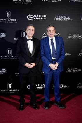 Antenas de Oro Awards 2025 The president of the Spanish Federation of Radio and Television Associations, Juan Ignacio Ocana i and the news director of Mediaset, Paco Moreno d , during the photocall prior to the presentation of the Antenas de Oro Awards, at the Casino de Aranjuez, on November 8, 2025, in Aranjuez, Madrid Spain The Federation of Spanish Radio and Television Associations has held the 52nd edition of the Golden Antenna Awards, which recognize the work of the most relevant figures of the year in television, radio and media 08 NOVEMBER 2025 GOLDEN ANTENAS AWARDS CASINO RADIO TELE MEDIA A Pé Aranjuez Madrid Aranjuez Madrid Madrid Espana  Copyright: xA.xPÃ rezxMecax 7086885
