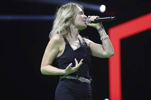 Die Schlagernacht des Jahres 2025 in der Arena Oberhausen ** NUR FÜR REDAKTIONELLE ZWECKE ** EDITORIAL USE ONLY **<p>Michelle bei der Schlagernacht des Jahres 2025 am Samstag den 08. November 2025 in der Arena Oberhausen Foto : Frank Oppitz FUNKE Foto Services< p> Bun Deutschland NRW Oberhausen Copyright: FrankxOppitz