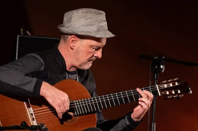 Wolfgang Muthspiel performs in Madrid, Spain - 08 Nov 2025 Austrian jazz guitarist Wolfgang Muthspiel performs during the JAZZMADRID concert at the Fernanda Gómez Theatre in Madrid. Madrid Spain Copyright: xAtilanoxGarciax xSOPAxImagesx FOTO55119