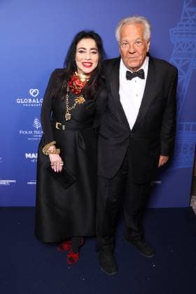 Paris Global Gift Gala - Paris Chahrazad Rizk and Massimo Gargia attends the Paris Global Gift Gala in Paris, France on Novmber 08, 2025. Photo by Jerome Domine ABACAPRESS.COM France  Copyright: xDominexJerome ABACAx