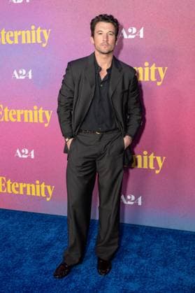 November 8, 2025, Bronx, New York, USA: Miles Teller attends Eternity premiere at Regal Union Square in New York, NY on November 8, 2025. Bronx USA - ZUMAr339 20251108_znp_r339_032 Copyright: xLevxRadinx