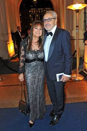43. Deutscher Sportpresseball 2025. Wolfgang und Christine Stumph anläßlich des 43. Deutschen Sportpresseballs am 08.11.2025 in der Alten Oper Frankfurt Main. 20251108MWI094597