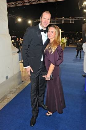 43. Deutscher Sportpresseball 2025. Pascal und Angela Hens anläßlich des 43. Deutschen Sportpresseballs am 08.11.2025 in der Alten Oper Frankfurt Main. 20251108MWI094651