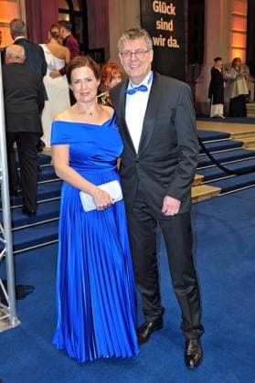43. Deutscher Sportpresseball 2025. Thomas und Beate Weikert anläßlich des 43. Deutschen Sportpresseballs am 08.11.2025 in der Alten Oper Frankfurt Main. 20251108MWI094350