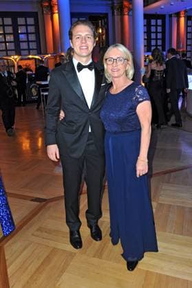 43. Deutscher Sportpresseball 2025. Heidi und Joel Beckenbauer anläßlich des 43. Deutschen Sportpresseballs am 08.11.2025 in der Alten Oper Frankfurt Main. 20251108MWI094722
