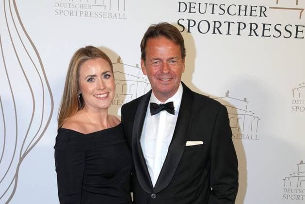 Rudi Cerne und seine Tochter Elisabeth beim 43. Deutschen Sportpresseball am 8.11.2025 in der Alten Oper in Frankfurt am Main Deutscher Sportpresseball 2025 in Frankfurt am Main