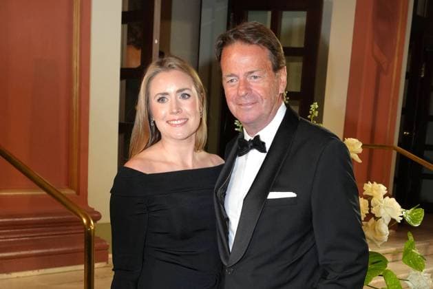 Rudi Cerne und seine Tochter Elisabeth beim 43. Deutschen Sportpresseball am 8.11.2025 in der Alten Oper in Frankfurt am Main Deutscher Sportpresseball 2025 in Frankfurt am Main