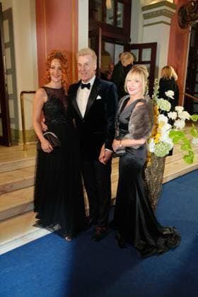 Ulrich Uli Stein und seine Ehefrau Cornelia Stein mit ihrer Tochter Jennifer beim 43. Deutschen Sportpresseball am 8.11.2025 in der Alten Oper in Frankfurt am Main Deutscher Sportpresseball 2025 in Frankfurt am Main