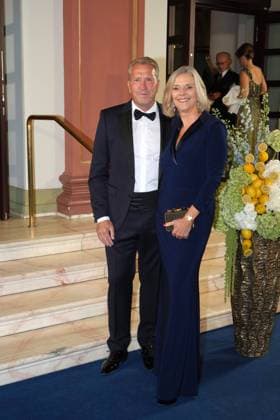 Andreas und Birgit Koepke beim 43. Deutschen Sportpresseball am 8.11.2025 in der Alten Oper in Frankfurt am Main Deutscher Sportpresseball 2025 in Frankfurt am Main
