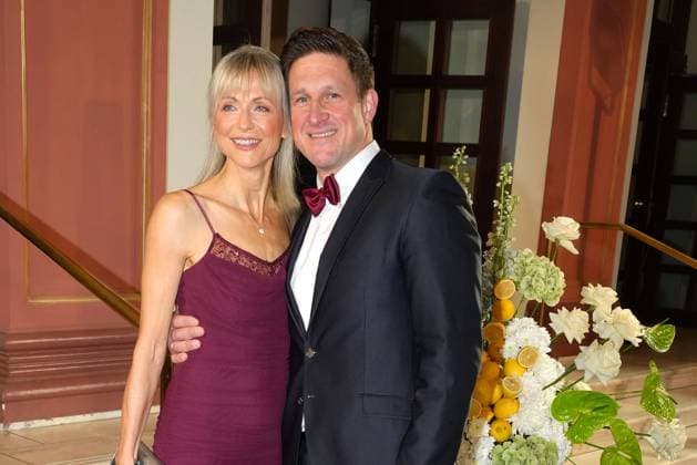 Inge und Matthias Steiner beim 43. Deutschen Sportpresseball am 8.11.2025 in der Alten Oper in Frankfurt am Main Deutscher Sportpresseball 2025 in Frankfurt am Main