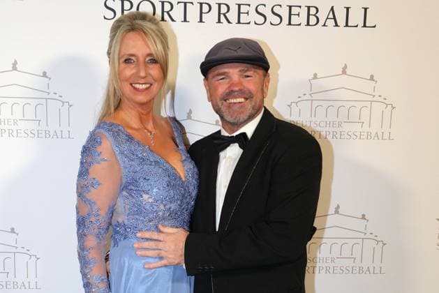 Monic Frank und Sven Ottke beim 43. Deutschen Sportpresseball am 8.11.2025 in der Alten Oper in Frankfurt am Main Deutscher Sportpresseball 2025 in Frankfurt am Main
