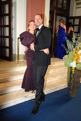 Pascal und Angela Hens beim 43. Deutschen Sportpresseball am 8.11.2025 in der Alten Oper in Frankfurt am Main Deutscher Sportpresseball 2025 in Frankfurt am Main