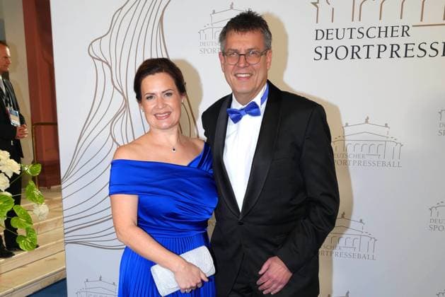 Thomas und Beate Weickert beim 43. Deutschen Sportpresseball am 8.11.2025 in der Alten Oper in Frankfurt am Main Deutscher Sportpresseball 2025 in Frankfurt am Main