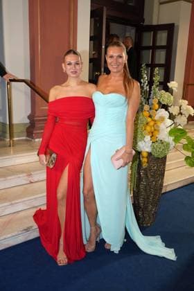 Noemi Peschel und Magdalena Brzeska beim 43. Deutschen Sportpresseball am 8.11.2025 in der Alten Oper in Frankfurt am Main Deutscher Sportpresseball 2025 in Frankfurt am Main