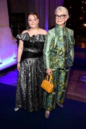Ann Kathrin Linsenhoff mit Tochter Liselott Marie Linsenhoff beim 43. Deutschen SportpresseBall 2025 in der Alten Oper. Frankfurt, 08.11.2025