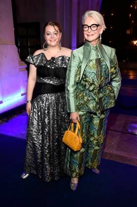 Ann Kathrin Linsenhoff mit Tochter Liselott Marie Linsenhoff beim 43. Deutschen SportpresseBall 2025 in der Alten Oper. Frankfurt, 08.11.2025