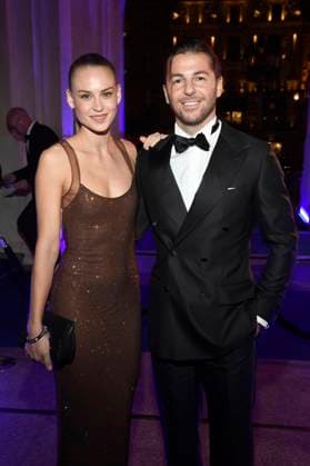 Chiara Alina Kohlmann-Kaiser und Riccardo Basile beim 43. Deutschen SportpresseBall 2025 in der Alten Oper. Frankfurt, 08.11.2025