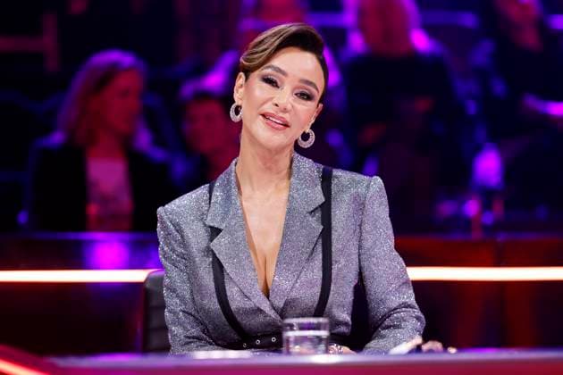 Moderatorin Verona Pooth im Rateteam der Prosieben-Show The Masked Singer in den MMC-Studios in Ossendorf. Köln, 08.11.2025 NRW Deutschland Copyright: xChristophxHardtx
