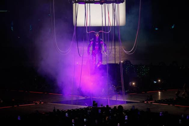 Katy Perry performs in Barcelona Singer Katy Perry during a concert at the Palau Sant Jordi, on November 9, 2025, in Barcelona, Catalonia Spain The concert is part of her tour The Lifetimes Tour 09 NOVEMBER 2025 KATY PERRY SPAIN BARCELONA CATALONIA CONCERT INTERNATIONAL TOUR ARTIST SINGER Kike Rincó Barcelona Catalunya Catalunya Catalunya Espana  Copyright: xKikexRinconx 7090328