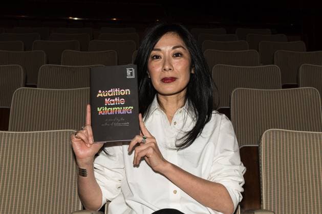November 9, 2025, London, England, United Kingdom: US author KATIE KITAMURA poses with her book Ã¢â‚¬ËœAuditionÃ¢â‚¬â ¢ shortlisted for the Booker Prize 2025 during a photocall ahead of a reading event at Southbank Centre. The winner of the Booker Prize 2025 will be announced on Monday, 10 November at a ceremony in London, and the winning author will receive Ã‚Â£50,000. London United Kingdom - ZUMAs371 20251109_zip_s371_128 Copyright: xWiktorxSzymanowiczx