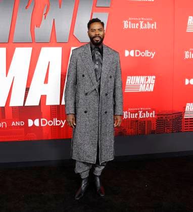 Colman Domingo arrives on the red carpet at Paramount s The Running Man New York Premiere at AMC Lincoln Square Theater on Sunday, November 9, 2025 in New York City.  NYP20251109146 JOHNxANGELILLO