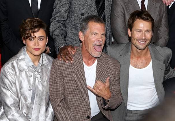 Paramount s The Running Man New York Premiere Katy O Brian, Josh Brolin, Glen Powell and Angelo Giorgio Gray attending Paramount s The Running Man New York Premiere held at the AMC Lincoln Square on November 9, 2025 in New York City, NY New York City AMC Lincoln Square NY USA Copyright: xStevenxBergman AFF-USA.COMx