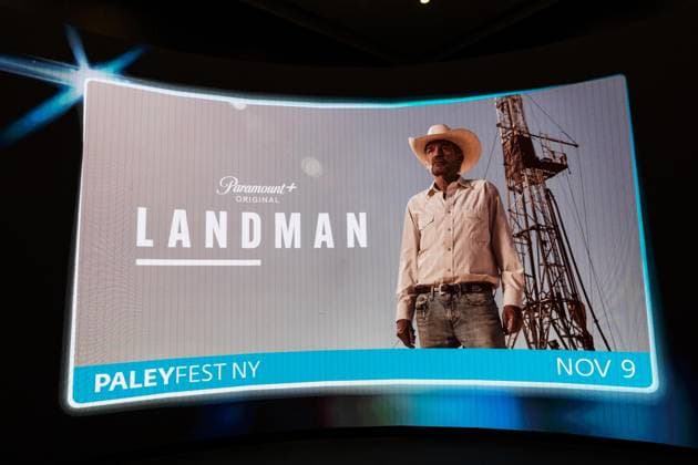 November 9, 2025, Bronx, New York, USA: Set of the lobby for photo call for Paramount+ Landman at PaleyFest NY 2025 at Paley Museum in New York, NY on November 9, 2025. Bronx USA - ZUMAr339 20251109_znp_r339_045 Copyright: xLevxRadinx