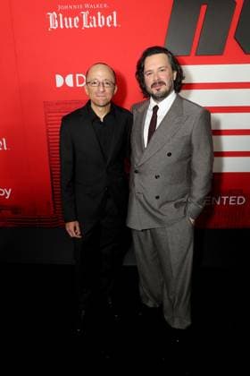 New York premiere of The Running Man at AMC Lincoln Square 13 Featuring: Michael Bacall (Screenplsy) and Edgar Wright (Director, Producer Where: New York, New York, United States When: 09 Nov 2025 Credit: Marion Curtis StarPix for Paramount INSTARimages EDITORIAL USE ONLY. NOT FOR USE BY NEWSPAPERS BASED IN THE UK. Copyright: xx instar55257010