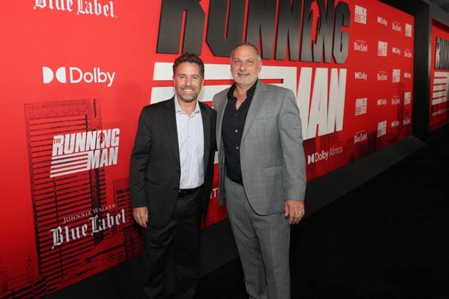 New York premiere of The Running Man at AMC Lincoln Square 13 Featuring: Andrew Lary (Exec. Producer Domain Ent.) and Anthony Tittanegro Where: New York, New York, United States When: 09 Nov 2025 Credit: Marion Curtis StarPix for Paramount INSTARimages EDITORIAL USE ONLY. NOT FOR USE BY NEWSPAPERS BASED IN THE UK. Copyright: xx instar55256988