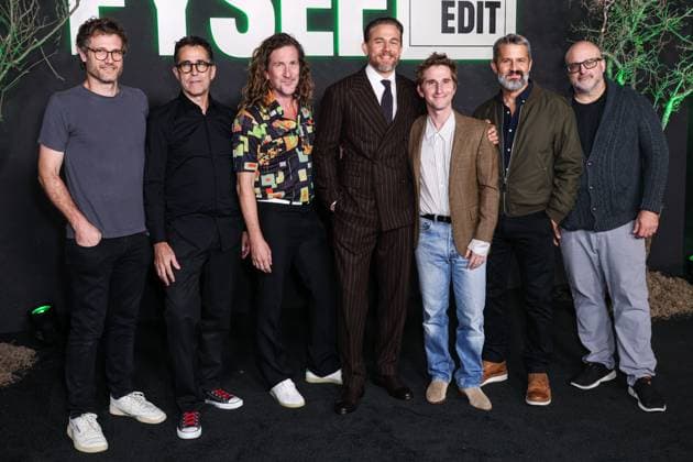 Netflix FYSEE: The Fall Edit - Monster: The Ed Gein Story FYC Event Adam Penn, Mac Quayle, Ian Brennan, Charlie Hunnam, Max Winkler, Matthew Flood Ferguson and Michael Bauman arrive at the Netflix FYSEE: The Fall Edit - Monster: The Ed Gein Story FYC (For Your Consideration) Event held at the Netflix Tudum Theater in Hollywood, Los Angeles, California, United States. Netflix Tudum Theater, Hollywood, Los Angeles, California, USA California United States Copyright: xImagexPressxAgencyx originalFilename: collin-netflixf251110_npp18.jpg