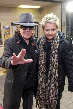 joost HansaTheater- Udo Lindenberg und Tine Acke ( Fotografin ) zu Gast bei der Eroeffnung Gala Variete Show im Hansa Theater Saison Eroeffung 2025 2026 am 06.11.2025 in Hamburg Hamburg Deutschland