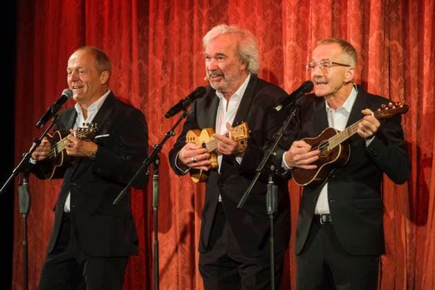 joost HansaTheater- Söhne Soehne Hamburgs Joja Wendt, Stefan Gwildis und Rolf Clausen zu Gast bei der Eroeffnung Gala Variete Show im Hansa Theater Saison Eroeffung 2025 2026 am 06.11.2025 in Hamburg Hamburg Deutschland