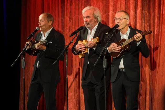 joost HansaTheater- Söhne Soehne Hamburgs Joja Wendt, Stefan Gwildis und Rolf Clausen zu Gast bei der Eroeffnung Gala Variete Show im Hansa Theater Saison Eroeffung 2025 2026 am 06.11.2025 in Hamburg Hamburg Deutschland