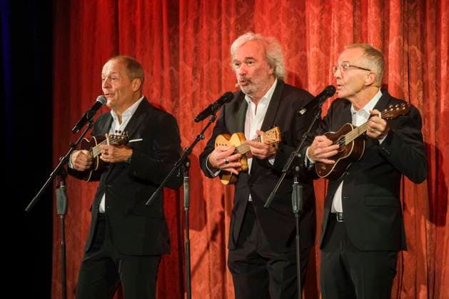 joost HansaTheater- Söhne Soehne Hamburgs Joja Wendt, Stefan Gwildis und Rolf Clausen zu Gast bei der Eroeffnung Gala Variete Show im Hansa Theater Saison Eroeffung 2025 2026 am 06.11.2025 in Hamburg Hamburg Deutschland
