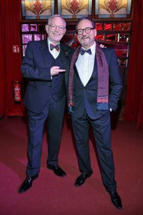 07.11.2025, Hans-Peter Wodarz und Kolja Kleeberg zur Palazzo Gala-Premiere 2025, Spiegelpalast am Bahnhof Zoo, Berlin, Berlin