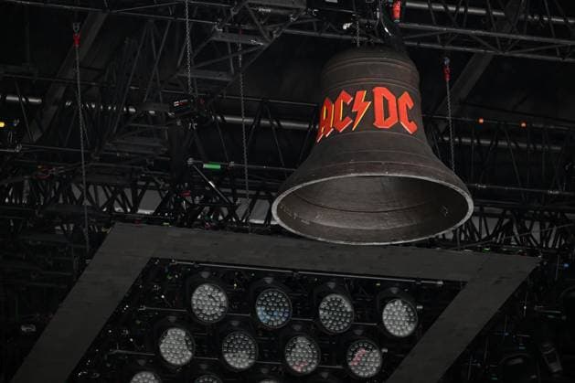 ACDC CONCERT STAGING, A general view of staging ahead of a concert by Australian rock band AC DC at the MCG, in Melbourne, Tuesday, November 11, 2025. ( NO ARCHIVING MELBOURNE VICTORIA AUSTRALIA  Copyright: xJOELxCARRETTx 20251111199800346360
